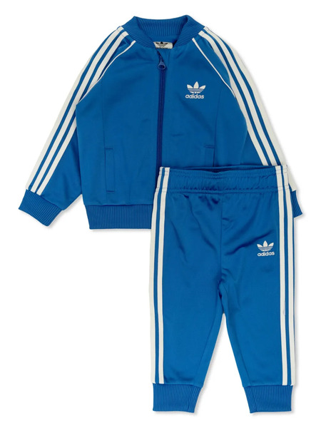  Adidas Kids Logo-embroidered Tracksuit Set - Blue 