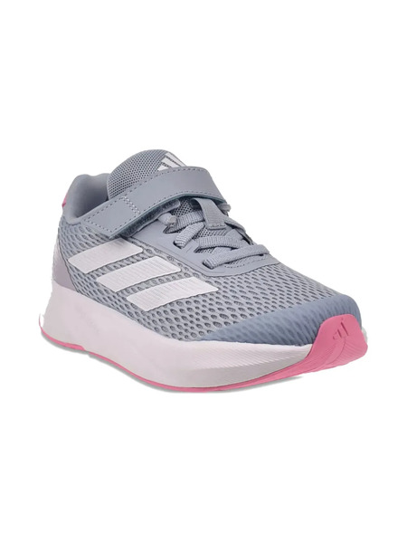  Adidas Kids Mesh-panel Strap Trainers - Grey 