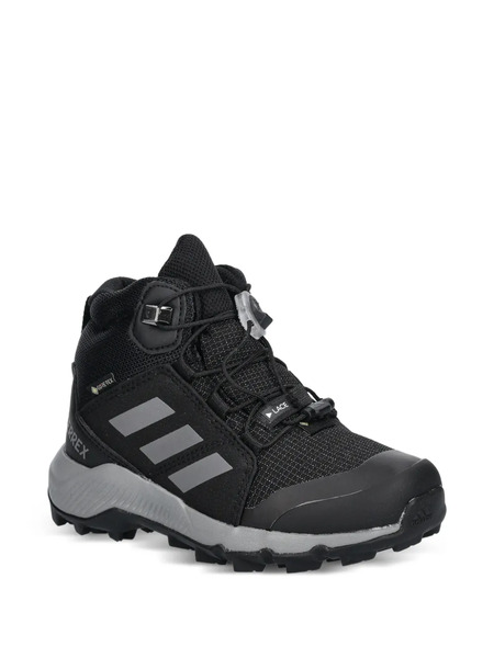  Adidas Kids Terrex Mid Striped Lace-up Boots - Black 