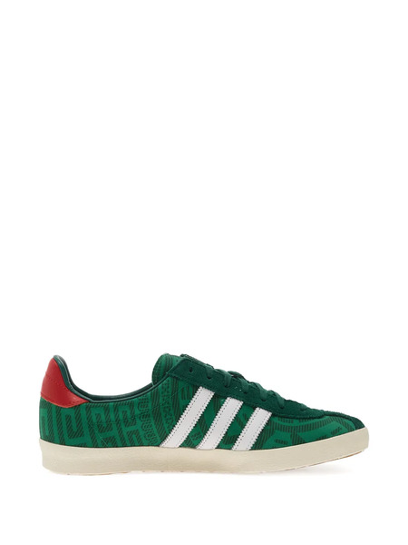  Adidas Mexicana Striped Pattern Sneakers - Green 