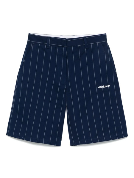  Adidas Pinstriped Shorts - Blue 