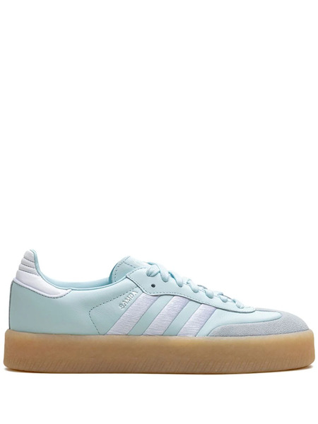  Adidas Sambae almost Blue/silver/metallic/gum Sneakers 