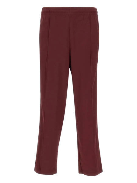  Adidas Side-stripe Elasticated-waistband Trousers - Red 