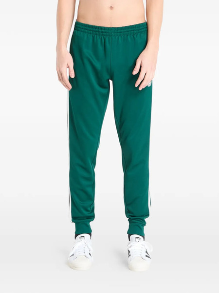  Adidas Striped Track Pants - Green 