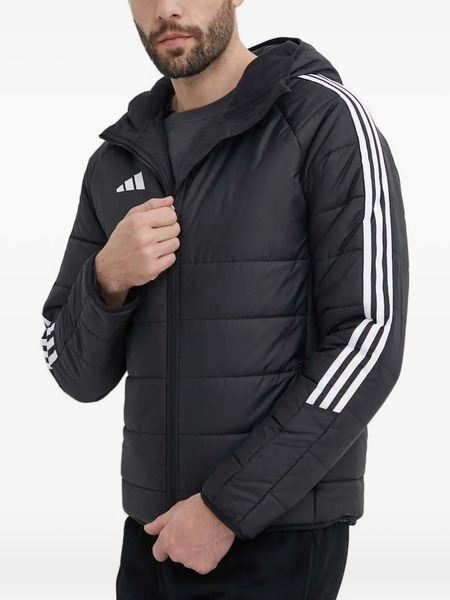  Adidas Three-stripe Padded Jacket - Black 