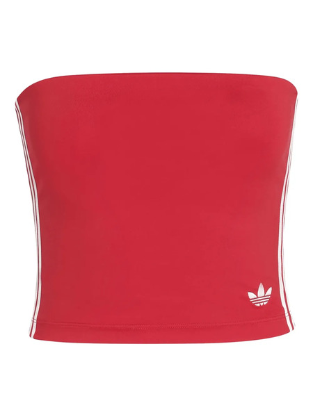  Adidas Three Stripe Tank Top - Red 