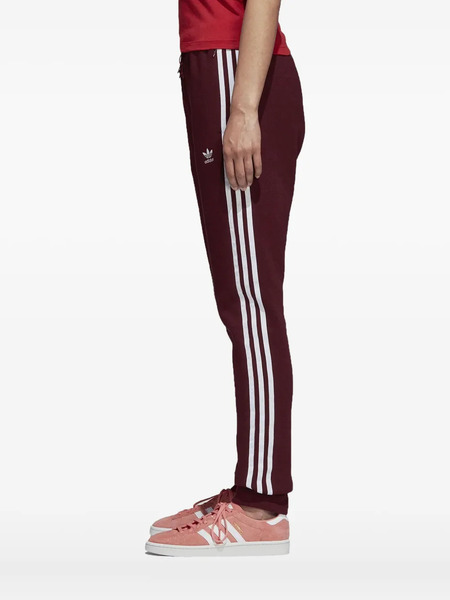  Adidas Trefoil-cuffed Track Pants - Red 