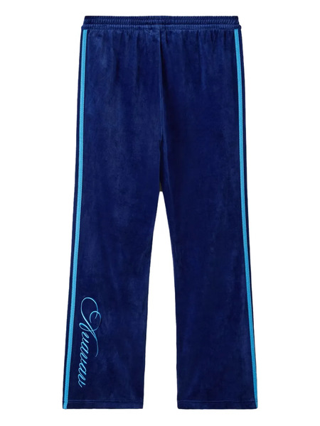 Adidas Velvet Track Pants - Blue 