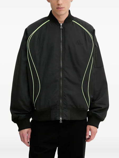  Adidas Zip Bomber Jacket - Black 