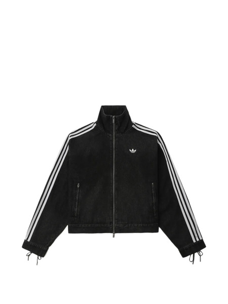  Adidas Zip-up Denim Jacket - Black 