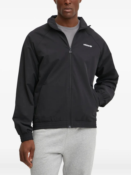  Adidas Zip-up Logo Jacket - Black 