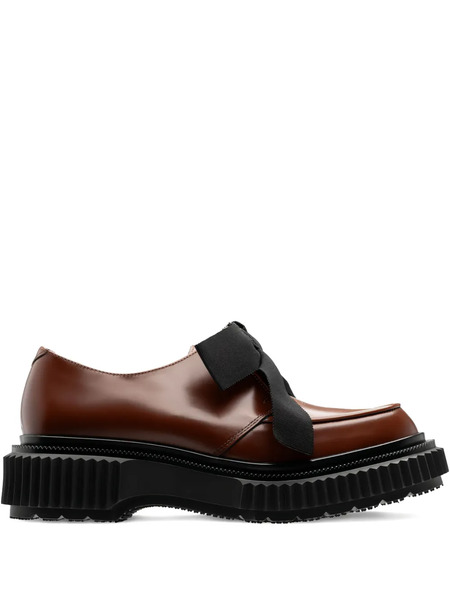  Adieu Paris Ribbon Platform Berby Shoes - Brown 