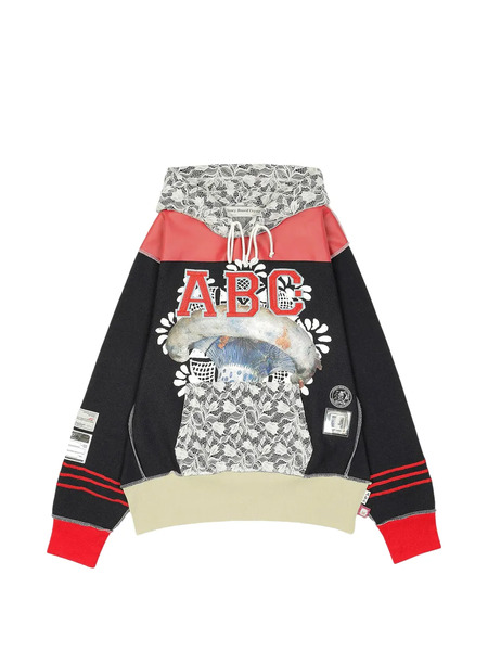  Advisory Board Crystals Appliquéd Hoodie - Black 