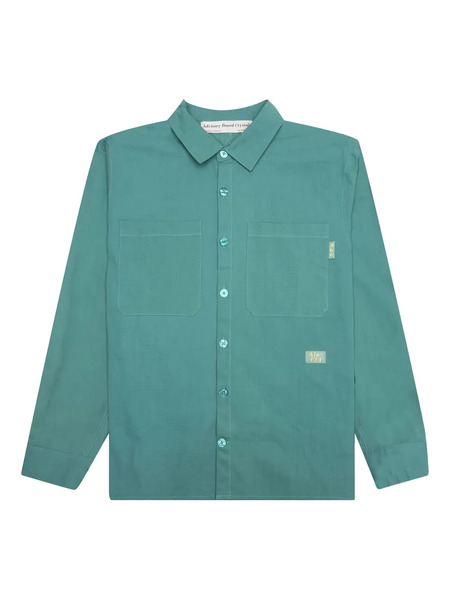  Advisory Board Crystals Double-pocket Button-down Shirt - Green 