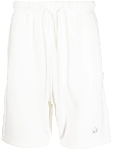  Advisory Board Crystals Drawstring Sweat-shorts - White 