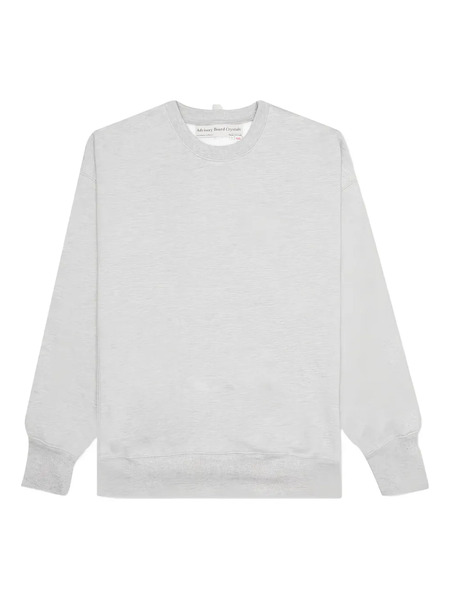  Advisory Board Crystals Embroidered Crew Neck Sweatshirt - Grey 