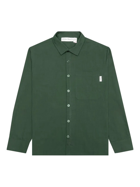  Advisory Board Crystals Embroidered-pocket Button-down Shirt - Green 