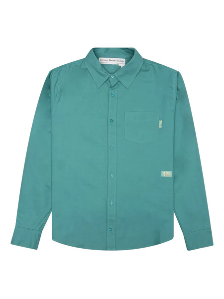  Advisory Board Crystals Patch-embroidered Pocket Shirt - Blue 