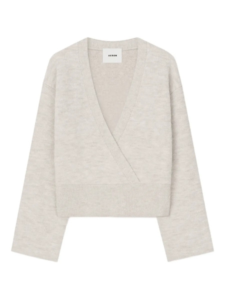  Aeron Léon V-neck Sweater - Neutrals 