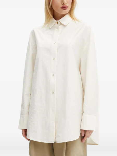  Aeron Triangle-button Shirt - Neutrals 