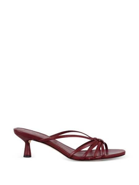  Aeyde Abby Strap Sandals - Red 