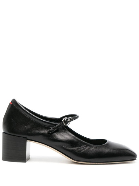  Aeyde Aline 45mm Leather Pumps - Black 