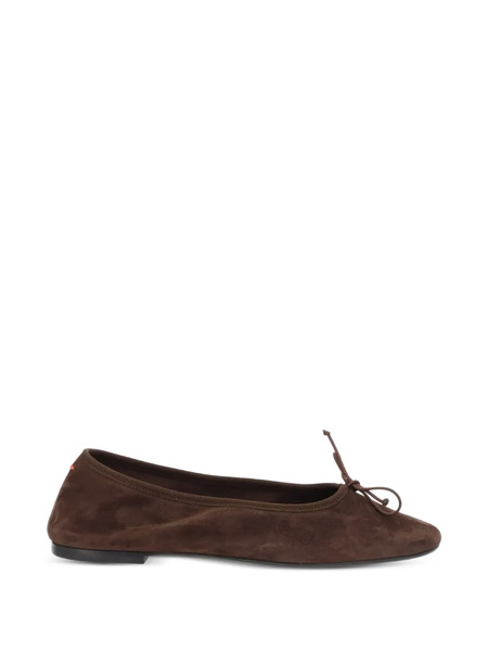  Aeyde Bow-detail Ballet Flats - Brown 