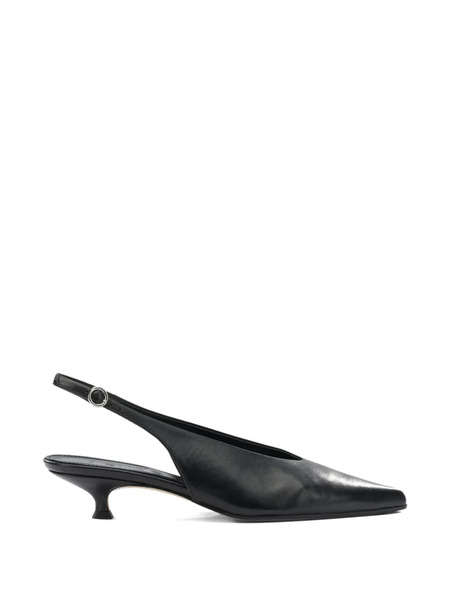  Aeyde  Pointed Slingback Heeled Pumps - Black 
