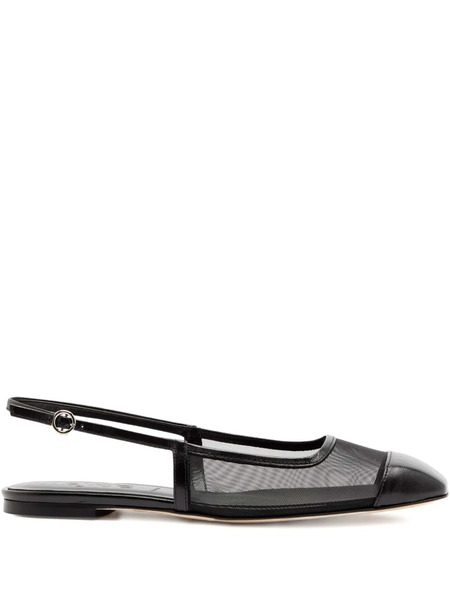  Aeyde Geraldine Slingback Flat Pumps - Black 