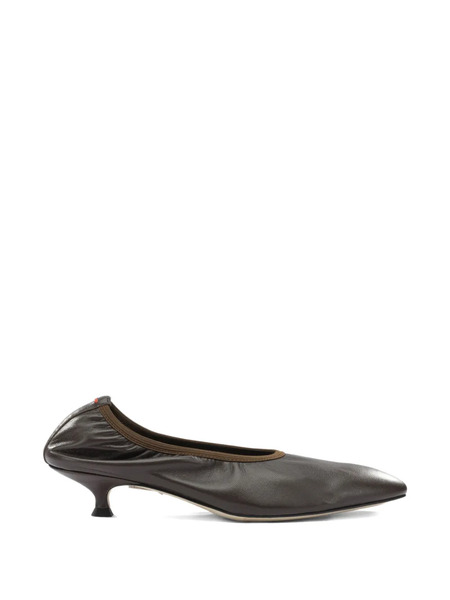  Aeyde Kitten Heel Pumps - Brown 