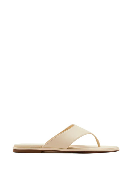  Aeyde Leather Sandals - Neutrals 