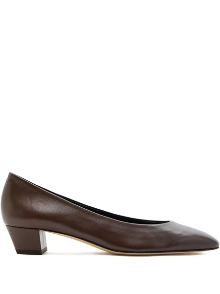  Aeyde 35mm Block-heel Pumps - Brown 