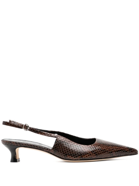  Aeyde 50mm Catrina Pumps - Brown 