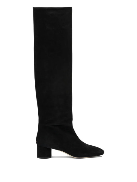  Aeyde 55mm Willa Suede Block-heel Boots - Black 