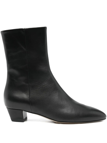  Aeyde 35mm Yasmin Leather Boots - Black 
