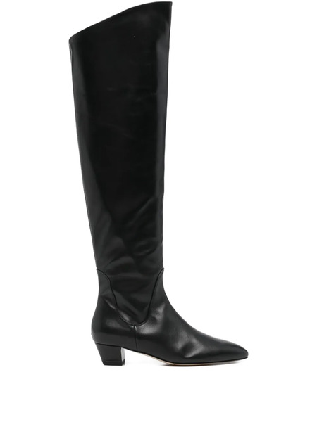  Aeyde 35mm Yonda Leather Boots - Black 