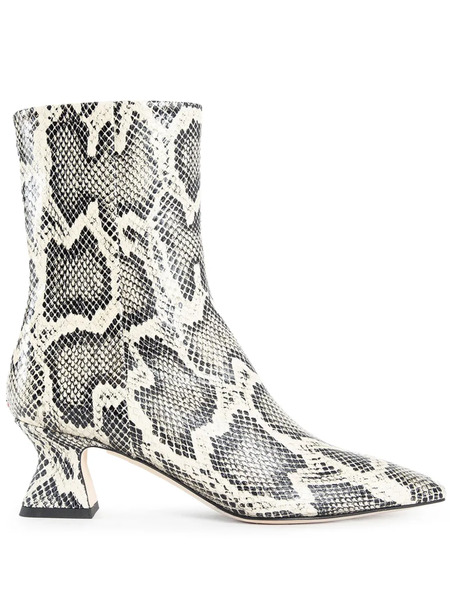  Aeyde Regal Heel Patterned Boots - Neutrals 
