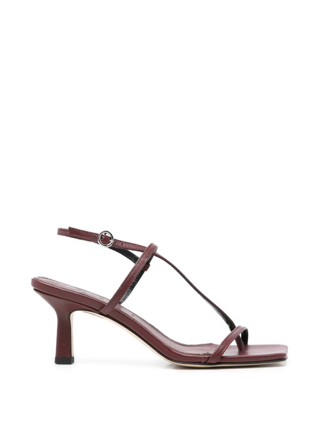  Aeyde Strappy Square Toe Sandals - Red 