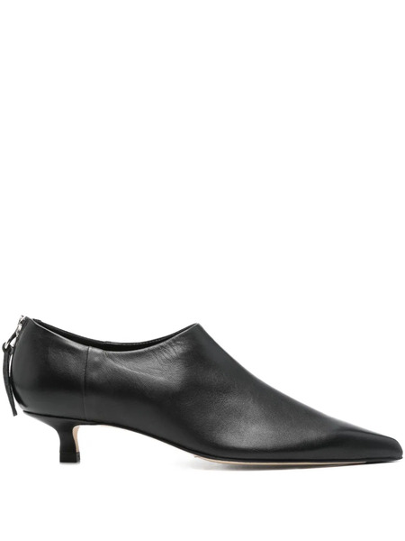  Aeyde Virun Pointed-toe Kitten-heel Boots - Black 