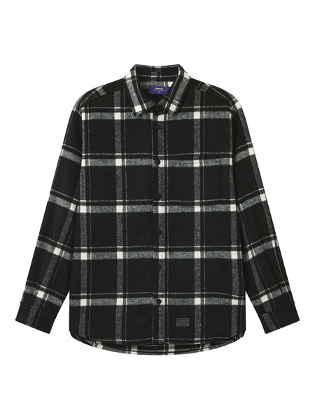  Aftermaths Check-pattern Pocket Shirt - Black 