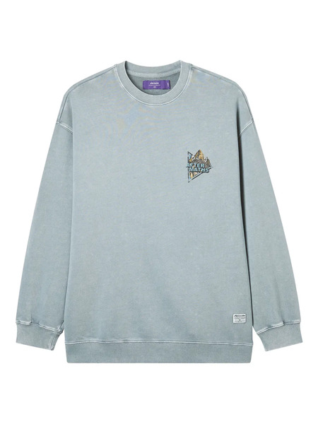  Aftermaths Graphic Cotton Sweatshirt - Grey 