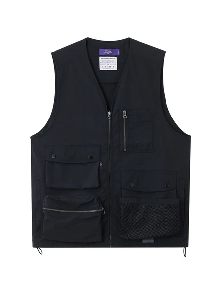  Aftermaths Zip-pocket Vest - Black 