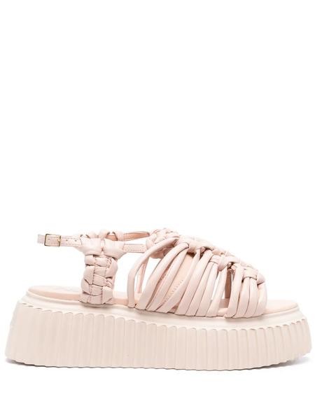  Agl Alice Leather Platform Sandals - Pink 