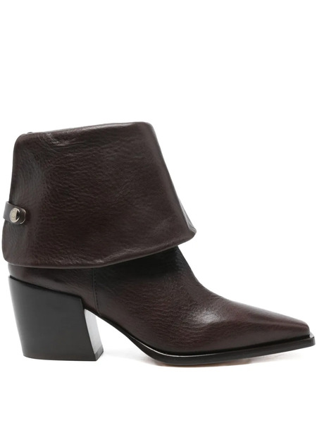  Agl 70mm Leather Boots - Brown 