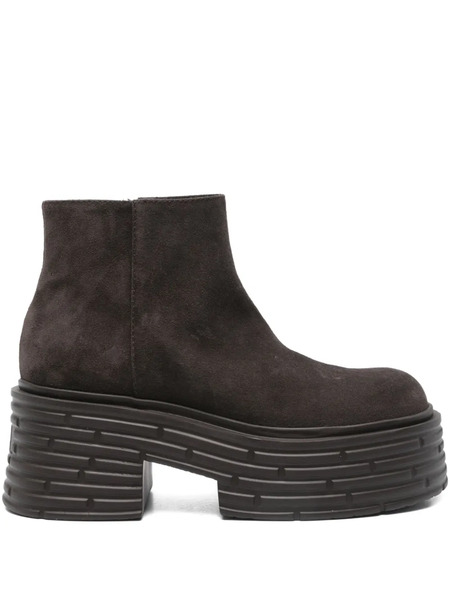  Agl 75mm Suede Boots - Brown 