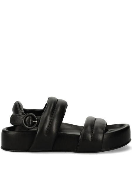  Agl Padded Double-strap Sandals - Black 