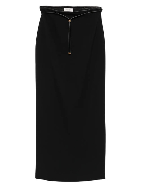  Agnona Drawstring Skirt - Black 