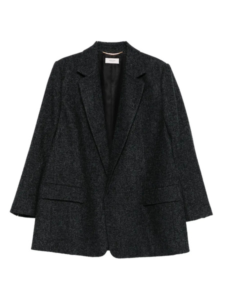  Agnona Mélange-effect Blazer - Black 