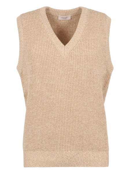  Agnona V-neck Sweater - Neutrals 