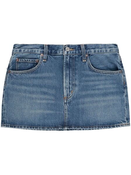  Agolde Alek Mini Skirt - Blue 
